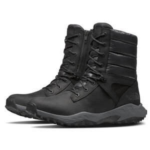 The North Face Thermoball Zip-Up Mens Boots TNF Black/Zinc Grey Sz 12.5